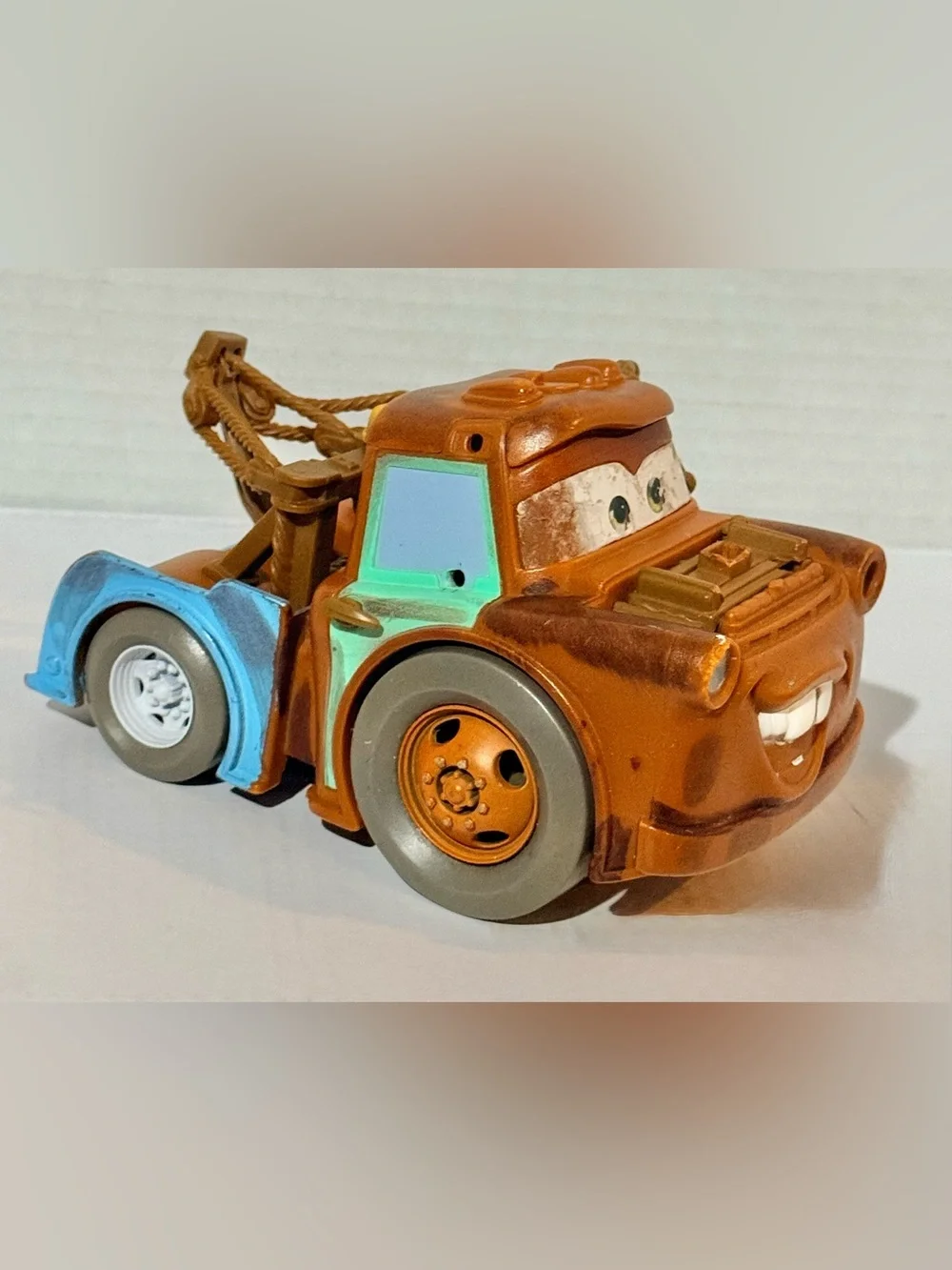 Disney Pixar Cars Tow Mater Pull Back Truck Reverse ⭐️Pre-Used Fair⭐️
